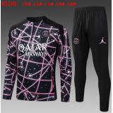 Chándal PSG 2025/26 (Black Starry Sky Long Zipper) - NIÑOS